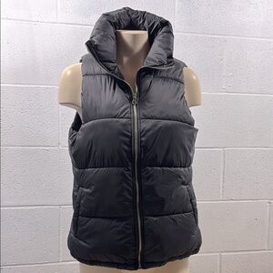 Women's Black Puffer Vest / body warmer​​​​​​